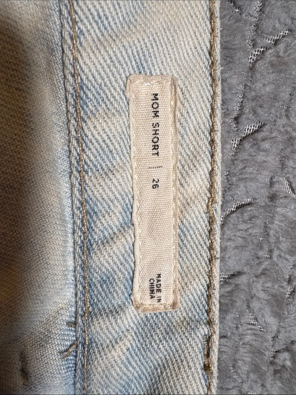 PacSun Women’s Light Blue Denim Rolled-Hem Shorts 26 Waist
